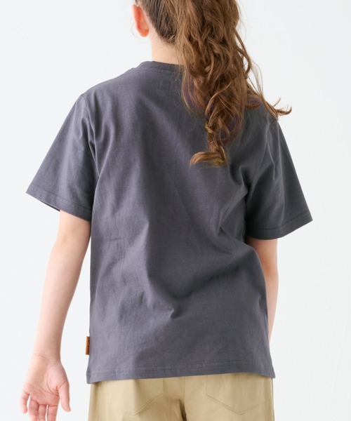 KRIFF MAYER（クリフメイヤー）の「フライングラビット柄ロゴT（Tシャツ/カットソー・キッズ・オフホワイト/イエロー/ブルー/チャコール・120/130/140/150/160/170）」の10枚目の写真