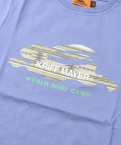 KRIFF MAYER（クリフメイヤー）の「フライングラビット柄ロゴT（Tシャツ/カットソー・キッズ・オフホワイト/イエロー/ブルー/チャコール・120/130/140/150/160/170）」の12枚目の写真