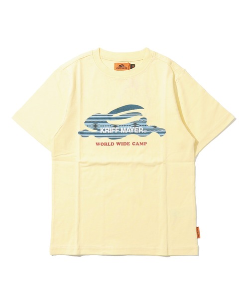 KRIFF MAYER（クリフメイヤー）の「フライングラビット柄ロゴT（Tシャツ/カットソー・キッズ・オフホワイト/イエロー/ブルー/チャコール・120/130/140/150/160/170）」の22枚目の写真