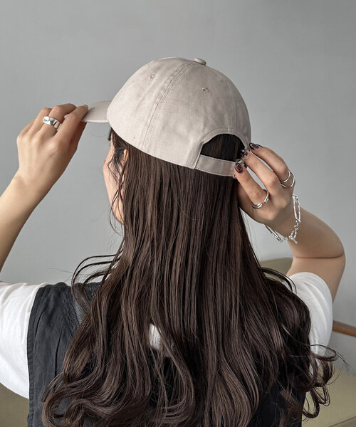 DISCOAT（ディスコート）の「グラフィティロゴ刺繍キャップ（キャップ・レディース・レッド/ベージュ/ネイビー・FREE）」の9枚目の写真