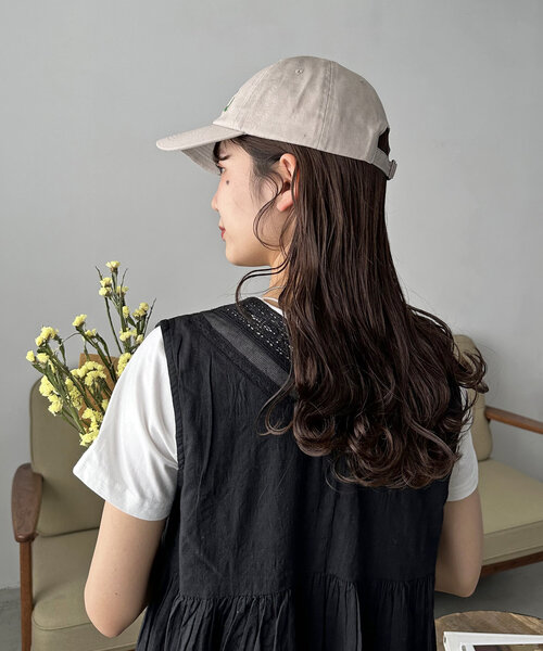 DISCOAT（ディスコート）の「グラフィティロゴ刺繍キャップ（キャップ・レディース・レッド/ベージュ/ネイビー・FREE）」の10枚目の写真