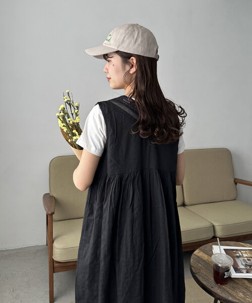 DISCOAT（ディスコート）の「グラフィティロゴ刺繍キャップ（キャップ・レディース・レッド/ベージュ/ネイビー・FREE）」の13枚目の写真