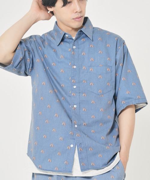 go slow caravan(ゴースローキャラバン)の「ツイル アニマルプリント半袖シャツ(M1)(シャツ/ブラウス・メンズ・その他1/その他2/その他3・MEDIUM/LARGE/X-LARGE)」の3枚目の写真