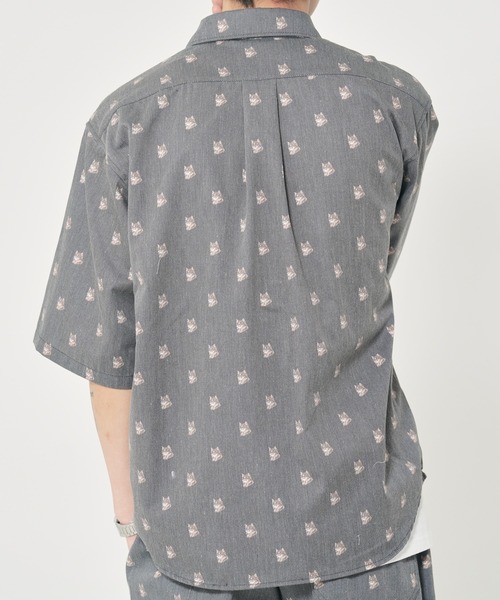 go slow caravan(ゴースローキャラバン)の「ツイル アニマルプリント半袖シャツ(M1)(シャツ/ブラウス・メンズ・その他1/その他2/その他3・MEDIUM/LARGE/X-LARGE)」の6枚目の写真