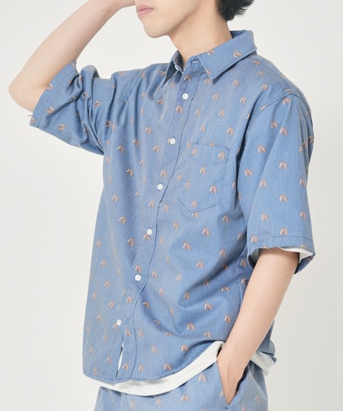 go slow caravan(ゴースローキャラバン)の「ツイル アニマルプリント半袖シャツ(M1)(シャツ/ブラウス・メンズ・その他1/その他2/その他3・MEDIUM/LARGE/X-LARGE)」の11枚目の写真