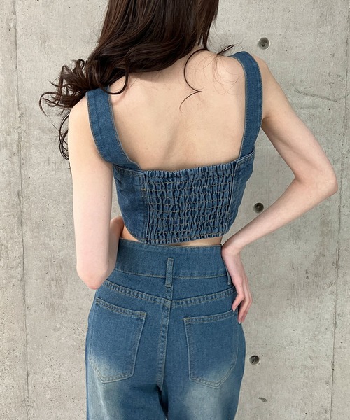 【バラ売り不可】Desir et Raison デニム セットアップ セール】デニムセットアップ（セットアップ）｜LETee（レティー