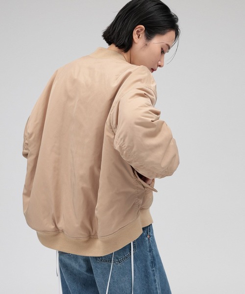 BABYLONE(バビロン)の「ショートMA-1(MA-1・レディース・チャコール/カーキ/ベージュ・フリー)」の20枚目の写真