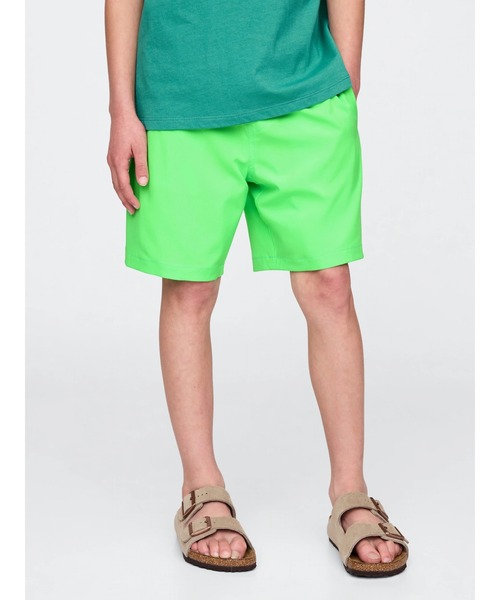 GAP（ギャップ）の「クイックドライ 裏地付きショートパンツ (キッズ)（その他パンツ・キッズ・グリーン/ブルー系その他/ブラック/ブルー/グリーン系その他/ピンク・120cm/130cm/140cm/150cm/160cm/110cm）」の3枚目の写真