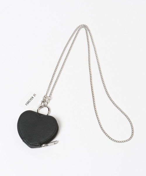 FOREVER 21（フォーエバー トゥエンティーワン）の「【2025SS】ハートポーチ付きスマホショルダー（ショルダーバッグ・レディース・ブラック/レッド/ブラウン系その他・FREE）」の6枚目の写真