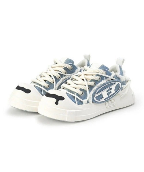 H52】Structured Cream Shoes（スニーカー）｜H52（エイチ