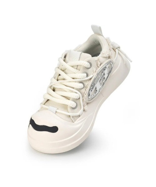 H52(エイチフィフティツー)の「【H52】Structured Cream Shoes(スニーカー・メンズ・ブラック/ホワイト/ホワイト×ブルー・24cm/24.5cm/25.5cm/26.5cm)」の8枚目の写真