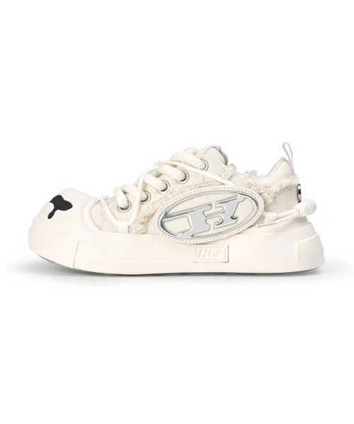 H52】Structured Cream Shoes（スニーカー）｜H52（エイチ
