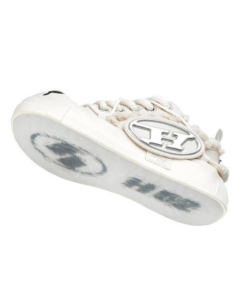 H52(エイチフィフティツー)の「【H52】Structured Cream Shoes(スニーカー・メンズ・ブラック/ホワイト/ホワイト×ブルー・24cm/24.5cm/25.5cm/26.5cm)」の10枚目の写真