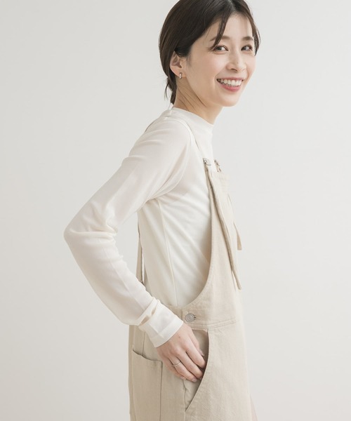 URBAN RESEARCH DOORS（アーバンリサーチドアーズ）の「チュールロングTシャツ（Tシャツ/カットソー・レディース・オフホワイト/グレー・MEDIUM）」の4枚目の写真