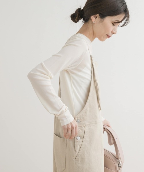 URBAN RESEARCH DOORS（アーバンリサーチドアーズ）の「チュールロングTシャツ（Tシャツ/カットソー・レディース・オフホワイト/グレー・MEDIUM）」の5枚目の写真