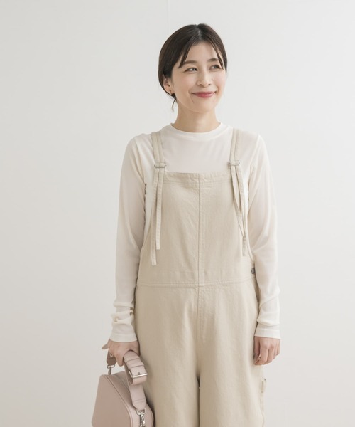 URBAN RESEARCH DOORS（アーバンリサーチドアーズ）の「チュールロングTシャツ（Tシャツ/カットソー・レディース・オフホワイト/グレー・MEDIUM）」の7枚目の写真