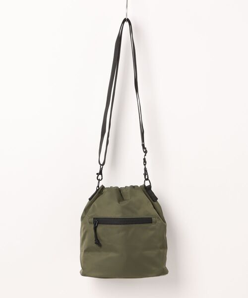 NEW ERA（ニューエラ）の「【NEW ERA】2WAY ドローストリング ポーチ 3L ナイロンツイル [SSL]（ショルダーバッグ・レディース・オリーブ・F）」の6枚目の写真