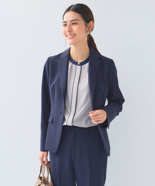 CROSS FUNCTION（クロスファンクション）の「《シワになりにくい》正解シルキードライ配色半袖ブラウス【CF/クロスファンクション】（シャツ/ブラウス・レディース・オフホワイト/ライトグレー・L/M/LL）」の20枚目の写真