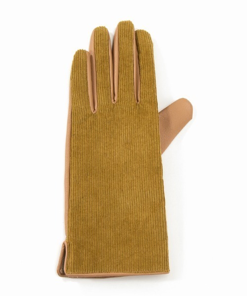 LE VERNIS（ル・ベルニ）の「LE VERNIS(ル・ベルニ)Corduroy gloves（手袋・レディース・ライトグリーン・FREE）」の11枚目の写真