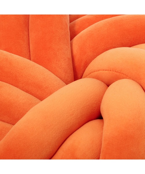 Francfranc（フランフラン）の「ブレイド クッション ツイスト オレンジ（クッション/クッションカバー・レディース・オレンジ・FREE）」の3枚目の写真