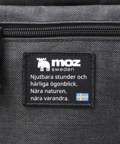 moz(モズ)の「メランジコンビ 多収納 10ポケット 2WAY ショルダーバッグ・ハンドトートバッグ リフレクトチャーム付き A5対応(ショルダーバッグ・レディース・ブラック/グレー系その他・FREE)」の12枚目の写真