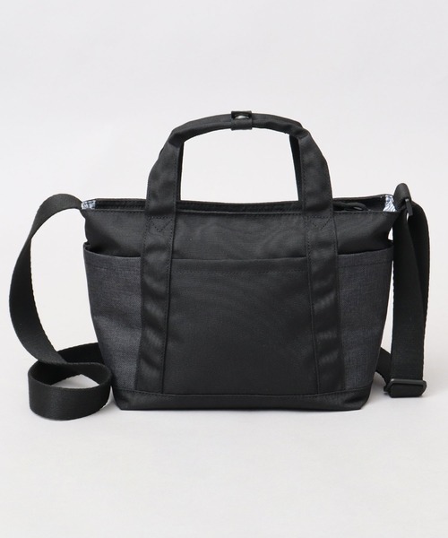 moz(モズ)の「メランジコンビ 多収納 10ポケット 2WAY ショルダーバッグ・ハンドトートバッグ リフレクトチャーム付き A5対応(ショルダーバッグ・レディース・ブラック/グレー系その他・FREE)」の6枚目の写真