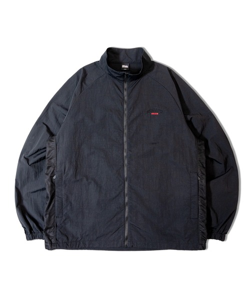 FIRST DOWN(ファーストダウン)の「FIRST DOWN TRACK JKT(ナイロンジャケット・メンズ・ブラック/レオパード・M/L/XL)」の2枚目の写真