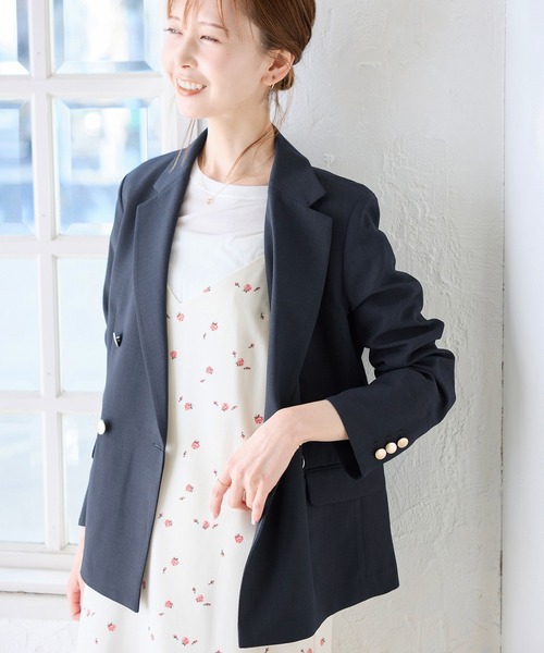 きょん　新品未使用size40 ROPE' PICNICカナパ金ボタンジ ロペピクニック ROPE' PICNIC 【抗菌防臭・接触冷感・UVカット