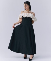 EIMY ISTOIRE | ギャザーフリルオフショルワンピース(ワンピース)