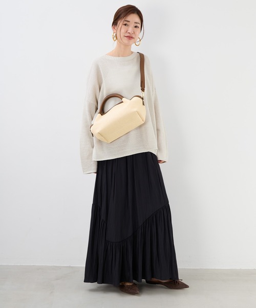 LORISTELLA（ロリステッラ）の「【LORISTELLA】ラウンドトートバッグ-BICOLOR HAND BAG（トートバッグ・レディース・ブラウン・FREE）」の8枚目の写真