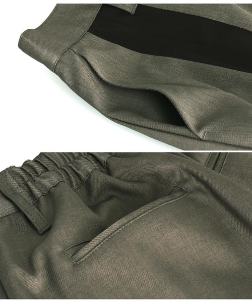 Settimissimo（セッティミッシモ）の「センターライン ホックデザイン スリット パンツ（その他パンツ・レディース・ダークグレー/ベージュ・FREE）」の13枚目の写真