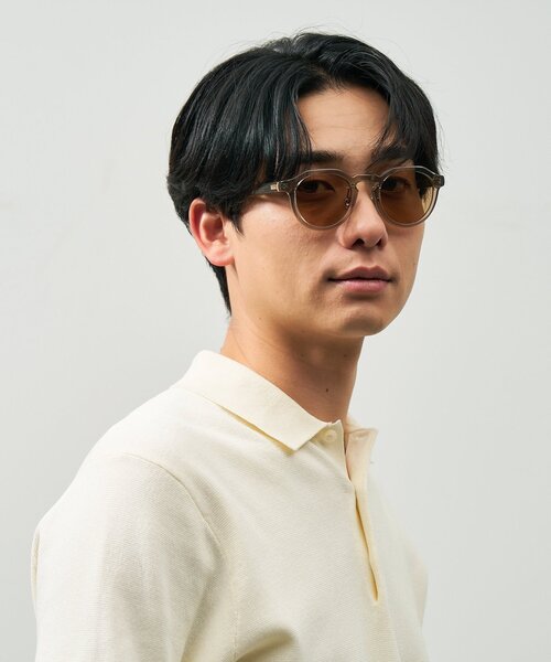 UNITED ARROWS(ユナイテッドアローズ)の「ボストン型 サングラス|クラウンパント|黒縁|カラーレンズ|UVカット|紫外線対策|ユナイテッドアローズ|Zoff|UNITED ARROWS(サングラス・レディース・ブラック/ライトピンク/ライトグレー系/ライトグリーン・FREE)」の6枚目の写真
