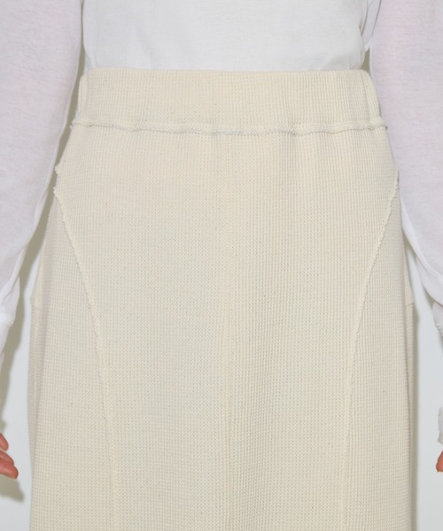 PUBLIC TOKYO(パブリックトウキョウ)の「【残りわずか】ジャジースウェットマーメードスカート(スカート・レディース・アイボリー/グレー・1/2)」の16枚目の写真