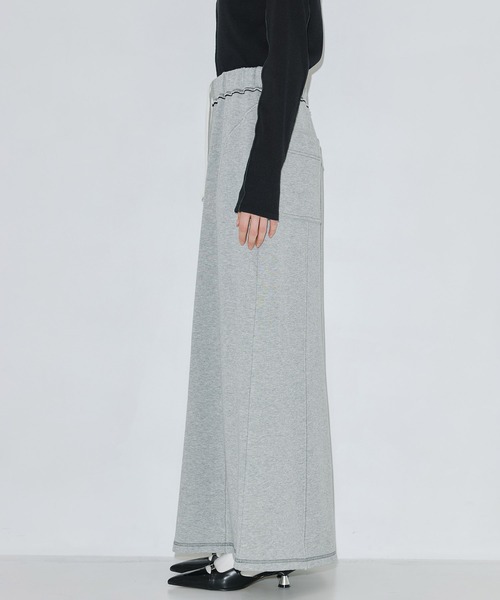 PUBLIC TOKYO(パブリックトウキョウ)の「【残りわずか】ジャジースウェットマーメードスカート(スカート・レディース・アイボリー/グレー・1/2)」の20枚目の写真