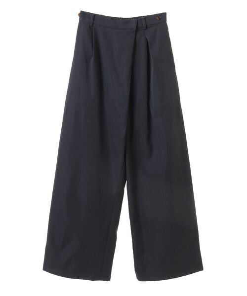 CRAFT STANDARD BOUTIQUE（クラフトスタンダードブティック）の「ラップコクーンパンツ（スラックス・レディース・ベージュ/チャコールグレー・L/M）」の21枚目の写真