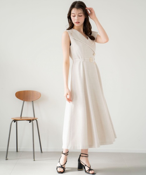 NOELA（ノエラ）の「フリンジサマーツイードワンピース（ワンピース・レディース・ベージュ/その他1・S/M）」の9枚目の写真