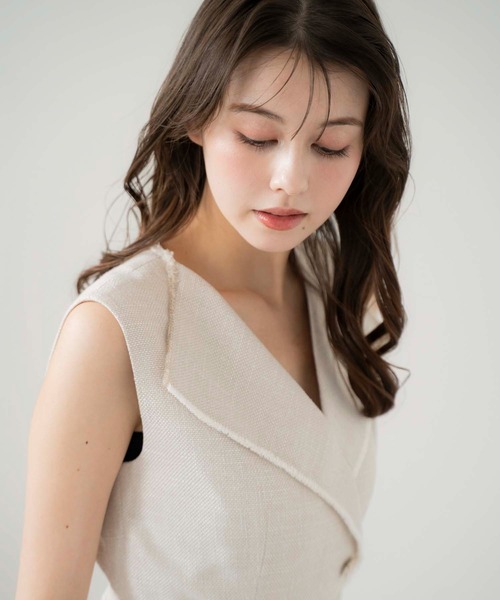 NOELA（ノエラ）の「フリンジサマーツイードワンピース（ワンピース・レディース・ベージュ/その他1・S/M）」の14枚目の写真