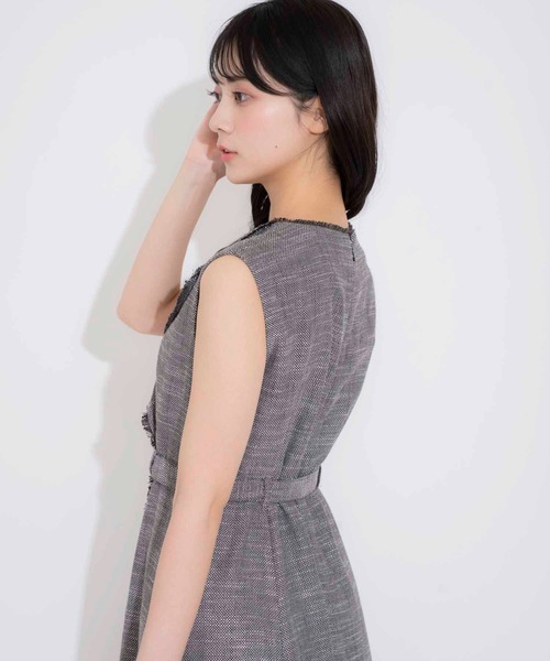 NOELA（ノエラ）の「フリンジサマーツイードワンピース（ワンピース