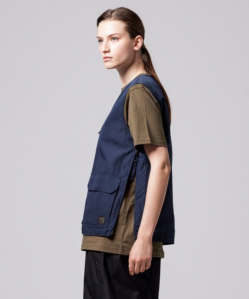 TAION（タイオン）の「【TAION(タイオン)】〈ユニセックス〉ノンダウン ミリタリー リバーシブル Vネック ベスト（ベスト・メンズ・その他3/オフホワイト/ブラック/ダークネイビー/ダークグリーン系/オリーブ/ダークオリーブ・M/S/L/XL）」の13枚目の写真