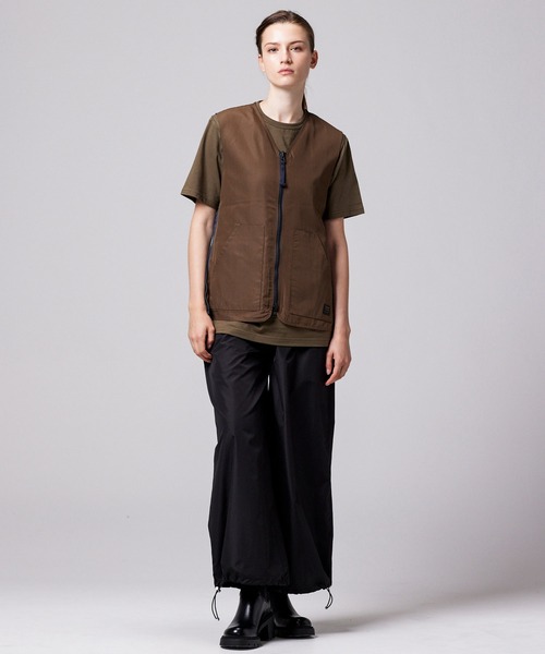 TAION（タイオン）の「【TAION(タイオン)】〈ユニセックス〉ノンダウン ミリタリー リバーシブル Vネック ベスト（ベスト・メンズ・その他3/オフホワイト/ブラック/ダークネイビー/ダークグリーン系/オリーブ/ダークオリーブ・M/S/L/XL）」の15枚目の写真