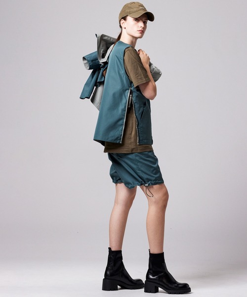 TAION（タイオン）の「【TAION(タイオン)】〈ユニセックス〉ノンダウン ミリタリー リバーシブル Vネック ベスト（ベスト・メンズ・その他3/オフホワイト/ブラック/ダークネイビー/ダークグリーン系/オリーブ/ダークオリーブ・M/S/L/XL）」の20枚目の写真