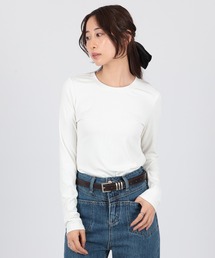 back open rib pullover