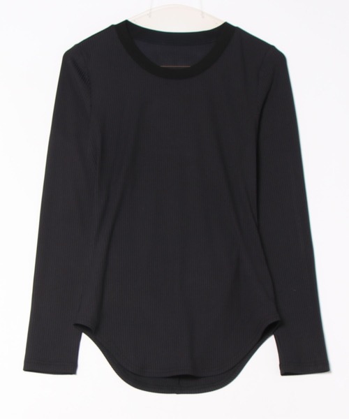 SUWDEE(スーディー)の「back open rib pullover(Tシャツ/カットソー・レディース・ホワイト/ブラック・FREE)」の12枚目の写真