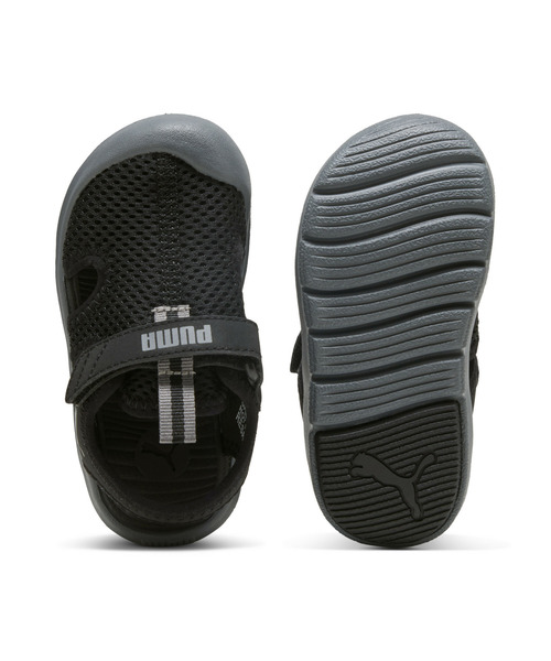 PUMA(プーマ)の「PUMA プーマ ベビー プーマ ファン レーサー メッシュ サンダル 12-16.5cm(サンダル・キッズ・ピンク系その他2/ブラック系その他4/ブラック×グレー・15.0cm/16.5cm/13cm/14cm/12cm)」の6枚目の写真