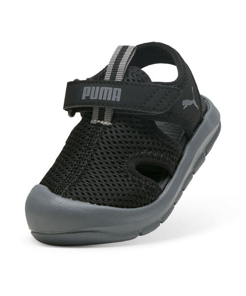 PUMA(プーマ)の「PUMA プーマ ベビー プーマ ファン レーサー メッシュ サンダル 12-16.5cm(サンダル・キッズ・ピンク系その他2/ブラック系その他4/ブラック×グレー・15.0cm/16.5cm/13cm/14cm/12cm)」の8枚目の写真
