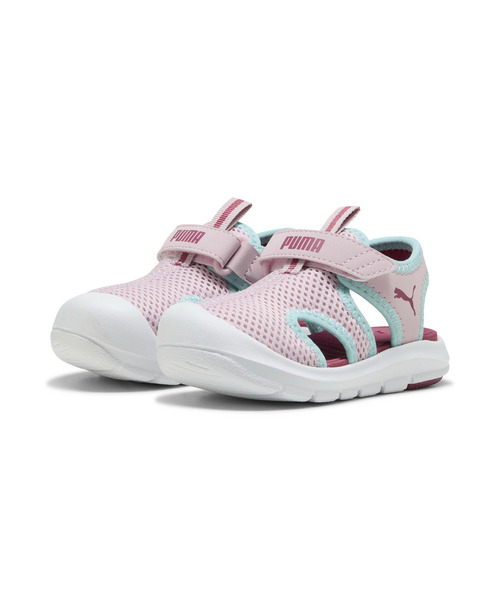 PUMA(プーマ)の「PUMA プーマ ベビー プーマ ファン レーサー メッシュ サンダル 12-16.5cm(サンダル・キッズ・ピンク系その他2/ブラック系その他4/ブラック×グレー・15.0cm/16.5cm/13cm/14cm/12cm)」の14枚目の写真