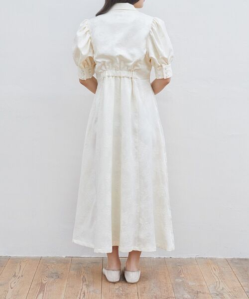 Areeam（アリーム）の「ジャガードトレンチワンピース（ワンピース・レディース・オフホワイト・MEDIUM/LARGE）」の15枚目の写真