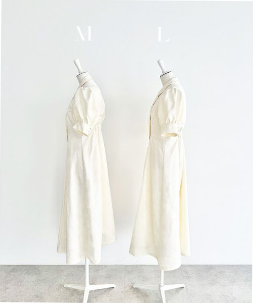 Areeam（アリーム）の「ジャガードトレンチワンピース（ワンピース・レディース・オフホワイト・MEDIUM/LARGE）」の20枚目の写真