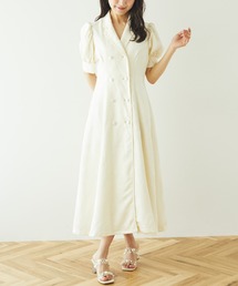 ジャガードトレンチワンピース