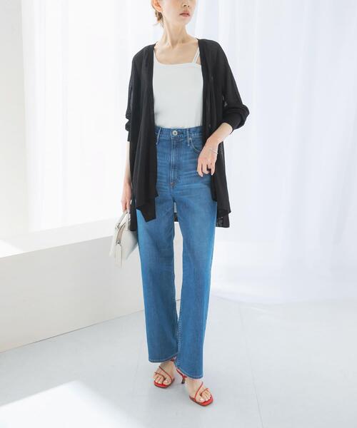 URBAN RESEARCH ROSSO WOMEN（アーバンリサーチ　ロッソ）の「抗菌防臭カップ付デザインタンクトップ（タンクトップ・レディース・ベージュ系その他/オフホワイト/チャコールグレー・FREE）」の12枚目の写真